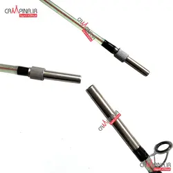 چوب سه تکه ژله ای سیم بکسل دار آلبا استار سایز 1.50 متر - اتصال پیچی