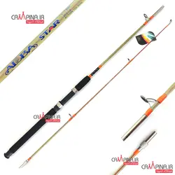 چوب دو تکه تو پر آلبااستار نارنجی طول 1.80 متر اتصال پیچی