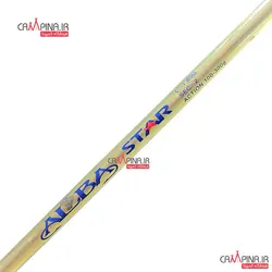 چوب دو تکه تو پر آلبااستار نارنجی طول 1.80 متر اتصال پیچی