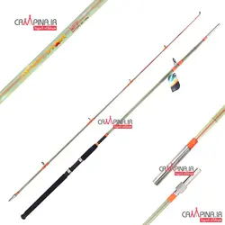 چوب دو تکه تو پر آلبااستار نارنجی طول 2.70 متر اتصال پیچی