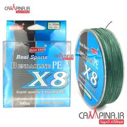 نخ ابریشمی 8 لایه Real Sports طول 300 متری