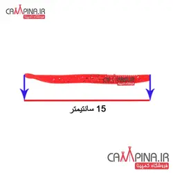 طعمه جیگ ژله ای iLure طول 15 سانت بسته 6 عددی رنگ قرمز
