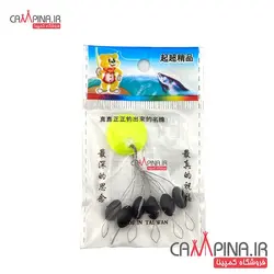 استاپر نخ ماهیگیری بسته 6 تایی - سایز بزرگ