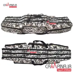 کیف ماهیگیری حرفه ای سه قلو طول 120 سانتیمتر طرح استتار