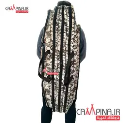 کیف ماهیگیری حرفه ای سه قلو طول 120 سانتیمتر طرح استتار