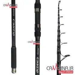 چوب تلسکوپی میکس کربن OCEAN US طول 4.50 متر