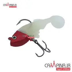 ماهی ژله ای شب تاب سر قرمز وزن 9 گرم طول 5.5 سانت