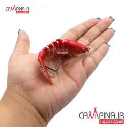 طعمه استخوانی 7 تکه قرمز کد 106RED طول 10 سانت 15 گرم