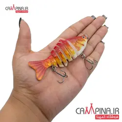 طعمه استخوانی 7 تکه قرمز کد 106RED طول 10 سانت 15 گرم