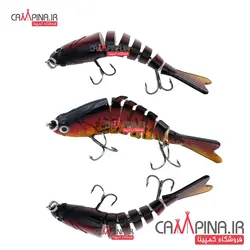 طعمه استخوانی 7 تکه طلایی قرمز کد 108GRD طول 10 سانت 15 گرم