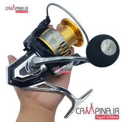 چرخ گیربکسی FBE6000 برند DEUKIO با دسته، پایه و اسپول فلز