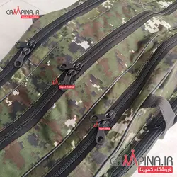 کیف ماهیگیری سه قلو Daiwa طول 90 سانتیمتر - طرح استتار سبز