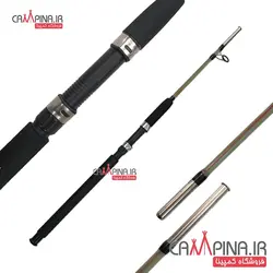 چوب سه تکه ژله ای سیم بکسل دار آلبا استار سایز 2.70 متر - اتصال کشویی