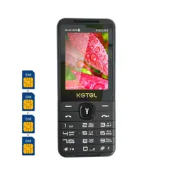 گوشی موبایل کاجیتل مدل kg5310 چهار سیم کارت ظرفیت 32 مگابایت و رم 32 مگابایت شماره گیری سریع 4 سیم کارت