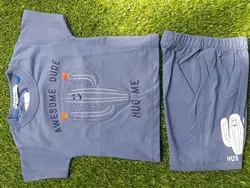 ست تیشرت و شلوارک بچه گانه پسرانه مدل کاکتوس 🌵 کد 1976 - فروشگاه اینترنتی بچه شیک