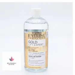 میسلار واتر طلای اولاین Eveline Gold Lift expert حجم 500 میلی لیتر