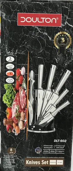 فروش ویژه سرویس کارد و ساطور8 پارچه آشپزخانه دالتون دسته سنگین (کپی) | فروش کالا