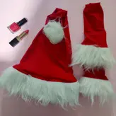 ست کلاه و دستکش کریسمس