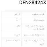 ماشین ظرفشویی بکو 28424  رنگ سفید موجود میباشد