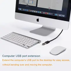 کابل افزایش طول 2.0 USB تی سی تی مدل TC-U2CF15 طول 1.5 متر