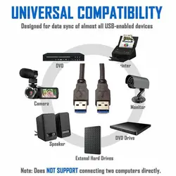 کابل لینک USB 3.0 تی سی تی مدل TC-U3CA12 طول 1.2 متر