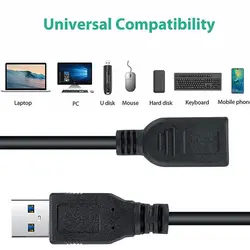 کابل افزایش طول 3.0 USB تی سی تی مدل TC-U3CF30 طول 3 متر