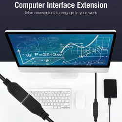 کابل افزایش طول 3.0 USB تی سی تی مدل TC-U3CF30 طول 3 متر