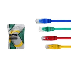 کابل شبکه کی نت CAT6 UTP مدل K-NCP6U100 طول 10 متر