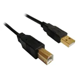 کابل پرینتر  USB 2.0 با زغال نویز گیر فرانت طول 1.5 متر