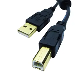 کابل پرینتر  USB 2.0 با زغال نویز گیر فرانت طول 1.5 متر