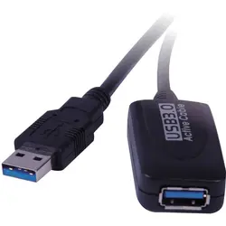 کابل افزایش طول USB 3.0 فرانت مدل FN-U3CF150 و آداپتور به طول 15 متر