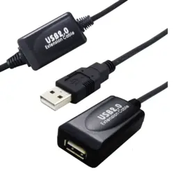 کابل افزایش طول USB 2.0 فرانت مدل FN-U2CF400 به طول 40 متر