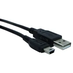 کابل Mini USB به USB وی نت طول 1.2 متر مدل V-CU5P2015