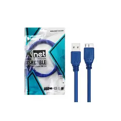 کابل هارد USB 3.0 کی نت مدل K-CUHD3006 به طول 0.6 متر