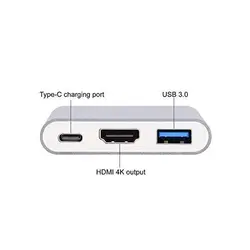 هاب Type C به 3.0 USB با یک پورت HDMI لایمستون مدل LS-U2H