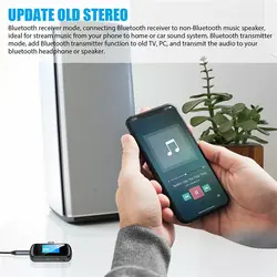 گیرنده و فرستنده بلوتوثی صدا با دو سر Type-c و USB مدل C32