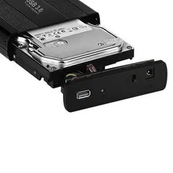 باکس تبدیل هارد اکسترنال SATA به USB 3.0 ونتولینک 3.5 اینچی