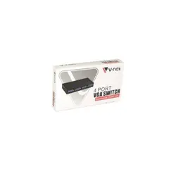 دیتا سوئیچ 4 پورت VGA وی نت مدل V-SWVGAM04