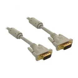 کابل SVGA دو سر زغال دار با روکش نایلون فرانت مدل FN-VCB030 طول 3 متر