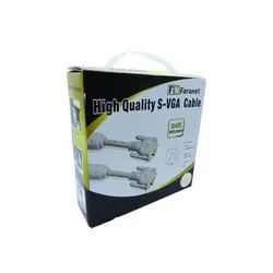 کابل SVGA دو سر زغال دار با روکش نایلون فرانت مدل FN-VCB030 طول 3 متر