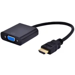 تبدیل HDMI به VGA سیم دار 20cm با خروجی صدا دی نت