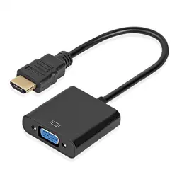 تبدیل HDMI به VGA سیم دار 20cm با خروجی صدا دی نت