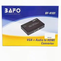 مبدل VGA+AUDIO به HDMI بافو مدل BF-H101