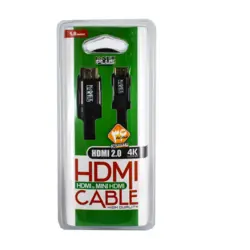 کابل HDMI 2.0 به Mini HDMI کی نت پلاس مدل KP-HC174 به طول 1.8 متر