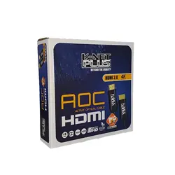 کابل HDMI کی نت پلاس طول 90 متر مدل KP-CHAOC900 با قابلیت AOC