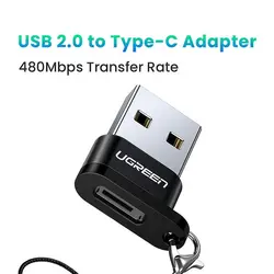 مبدل تایپ سی به USB2.0 یوگرین مدل US280