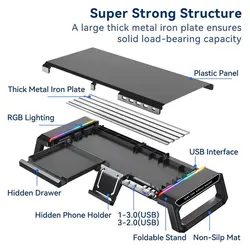 استند مانیتور تراست مدل TDESK