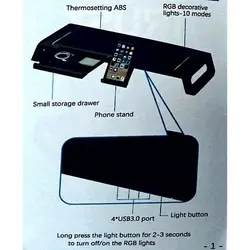 استند مانیتور تراست مدل TDESK