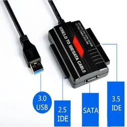 تبدیل USB 3.0 به SATA/IDE کی نت مدل K-COU30IDE