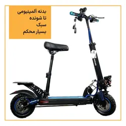 اسکوتر برقی 1000 وات Chenxian با سرعت 60 کیلومتر دارای اسپیکر و نورپردازی RGB با قابلیت تا شوندگی